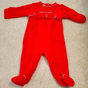 Babys First Christmas onesie